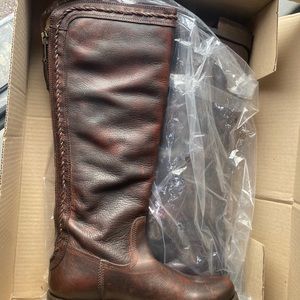 Frye Brown Leather Riding Boots